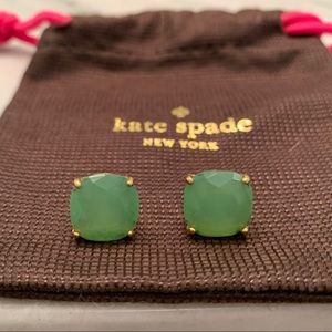 Kate Spade ♠️ Mint Green Square Stud Earrings